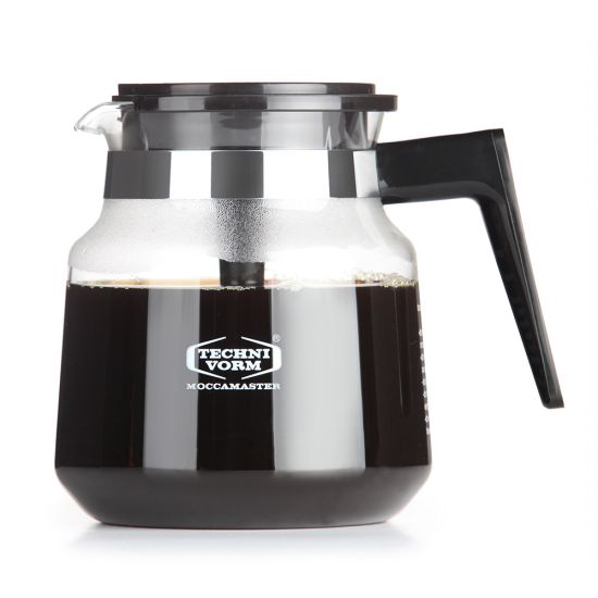 Full glass coffee pot